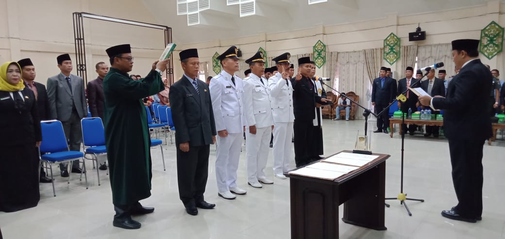 Bupati Pulang Pisau Lantik Pejabat Tinggi Pratama dan Pejabat Administrator, Siapa Saja?