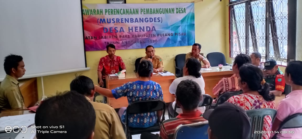 Serap Aspirasi, Empat Desa di Kecamatan Jabiren Raya Gelar Musrenbangdes