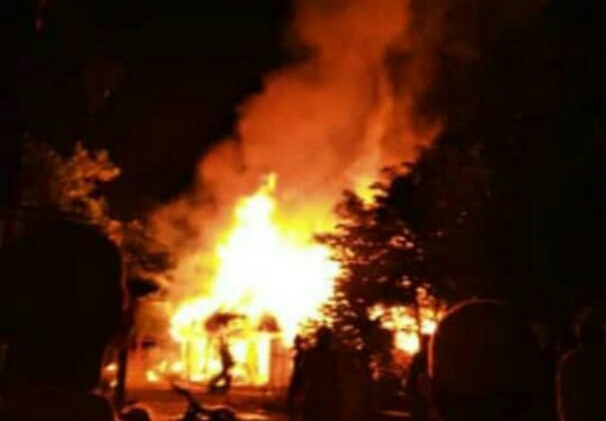 Biadab! Anak Bunuh Ibu Kandung dan Bakar Rumah di Pulang Pisau