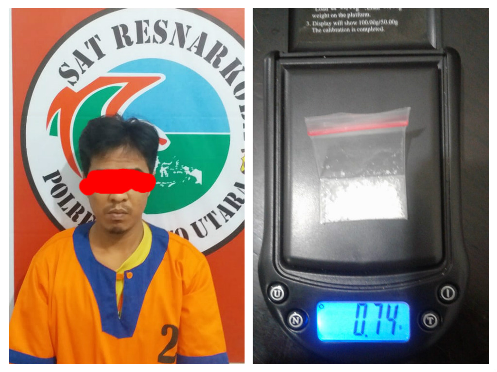 Kedapatan Miliki Sabu Pria Ini Diamankan Polisi