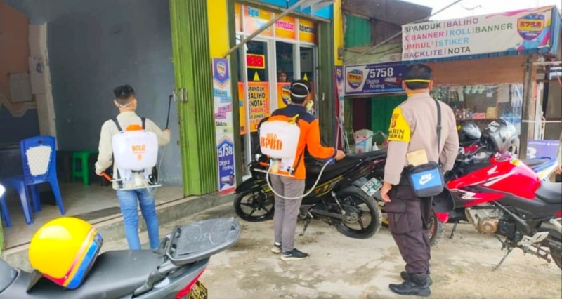 Pemkab Terus Galakkan Penyemprotan Desinfektan