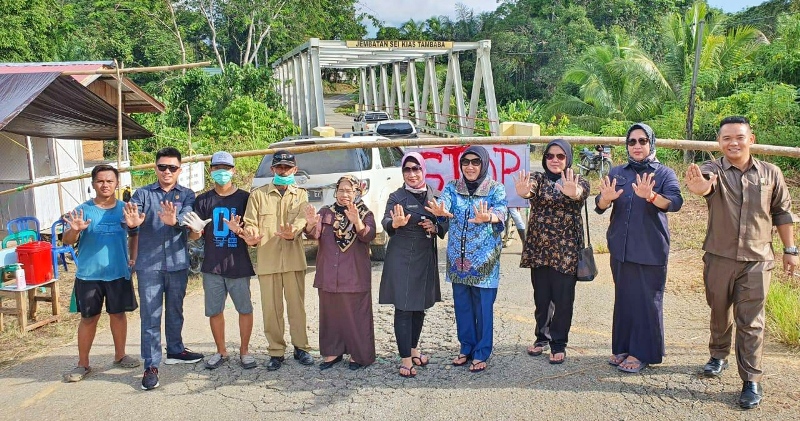 Ditengah Pencegahan Penyebaran Covid-19, DPRD Barito Utara Pantau Posko-Posko Pemeriksaaan Kesehatan Covid-19
