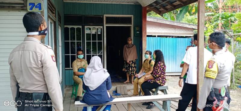 Cegah Penyebaran COVID-19, Warga Pulang Pisau Pulang Dari Luar Daerah Didata