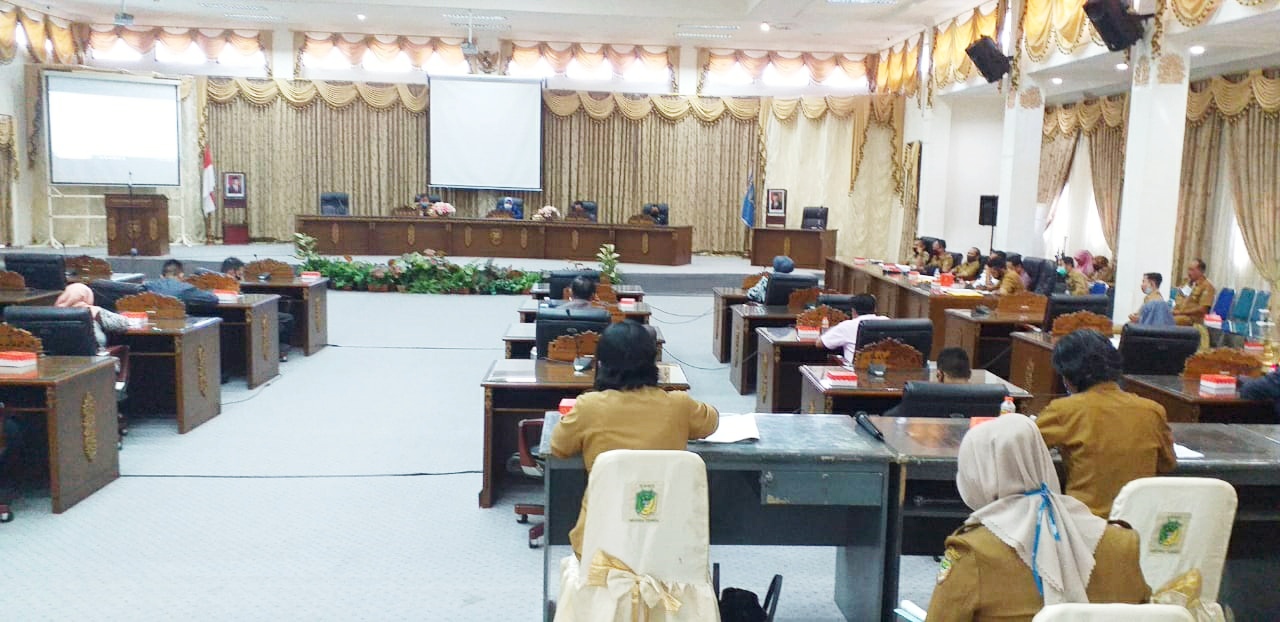 DPRD Barut Adakan RDP Bahas Terkait Pencemaran dan Rusaknya Jalan Bandara HM Sidik
