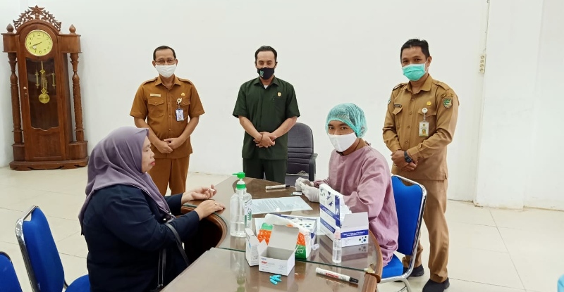 Hanya 20 Orang Anggota DPRD Barito Utara Yang Di Rapid Test