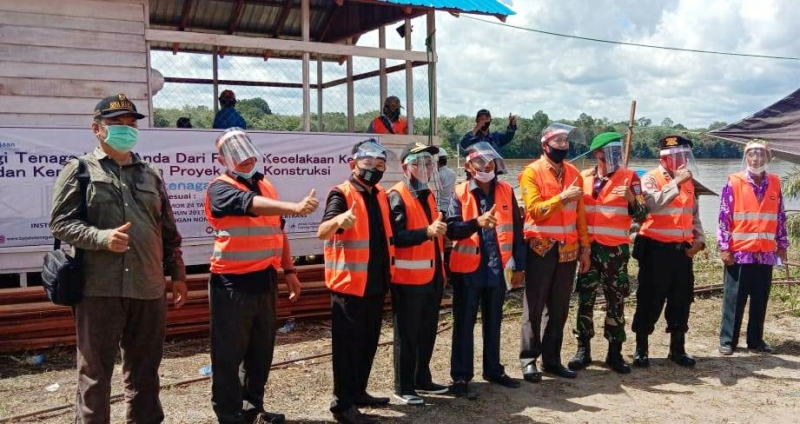 DPRD Barito Utara Dukung Pembangun Jembatan Sikan-Tumpung Laung
