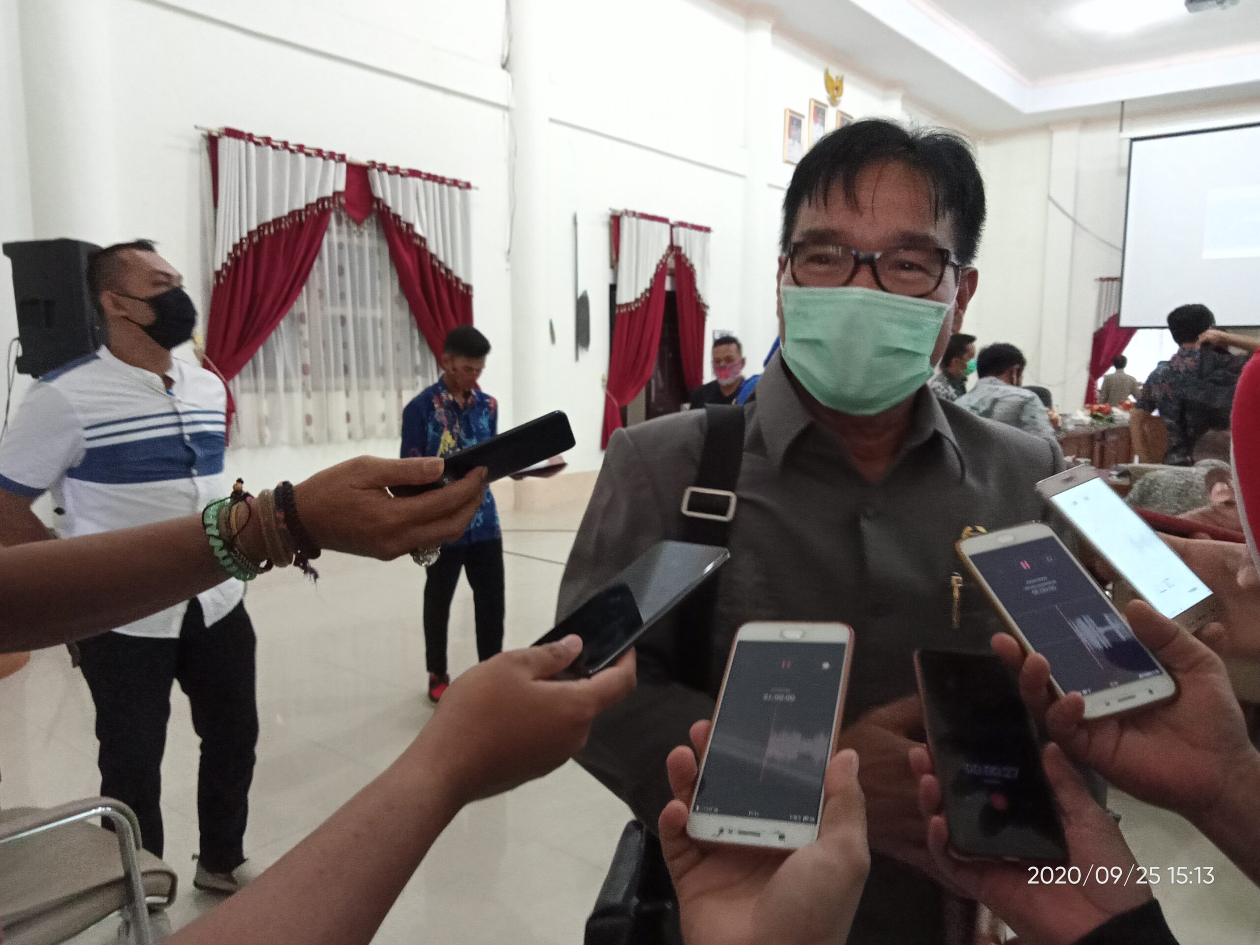 Ketua DPRD Bars Imbau Satgas Gugus Covid -19 Kembali Aktif Jaga Perbatasan