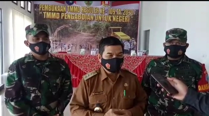 Bupati Bartim: Program TMMD percepat pembangunan di pedesaan