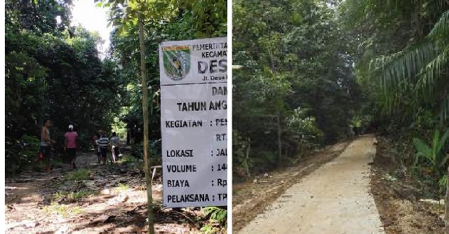 Lanjutan Cor Beton Jalan Baruang-Kayumban Selesai Dikerjakan