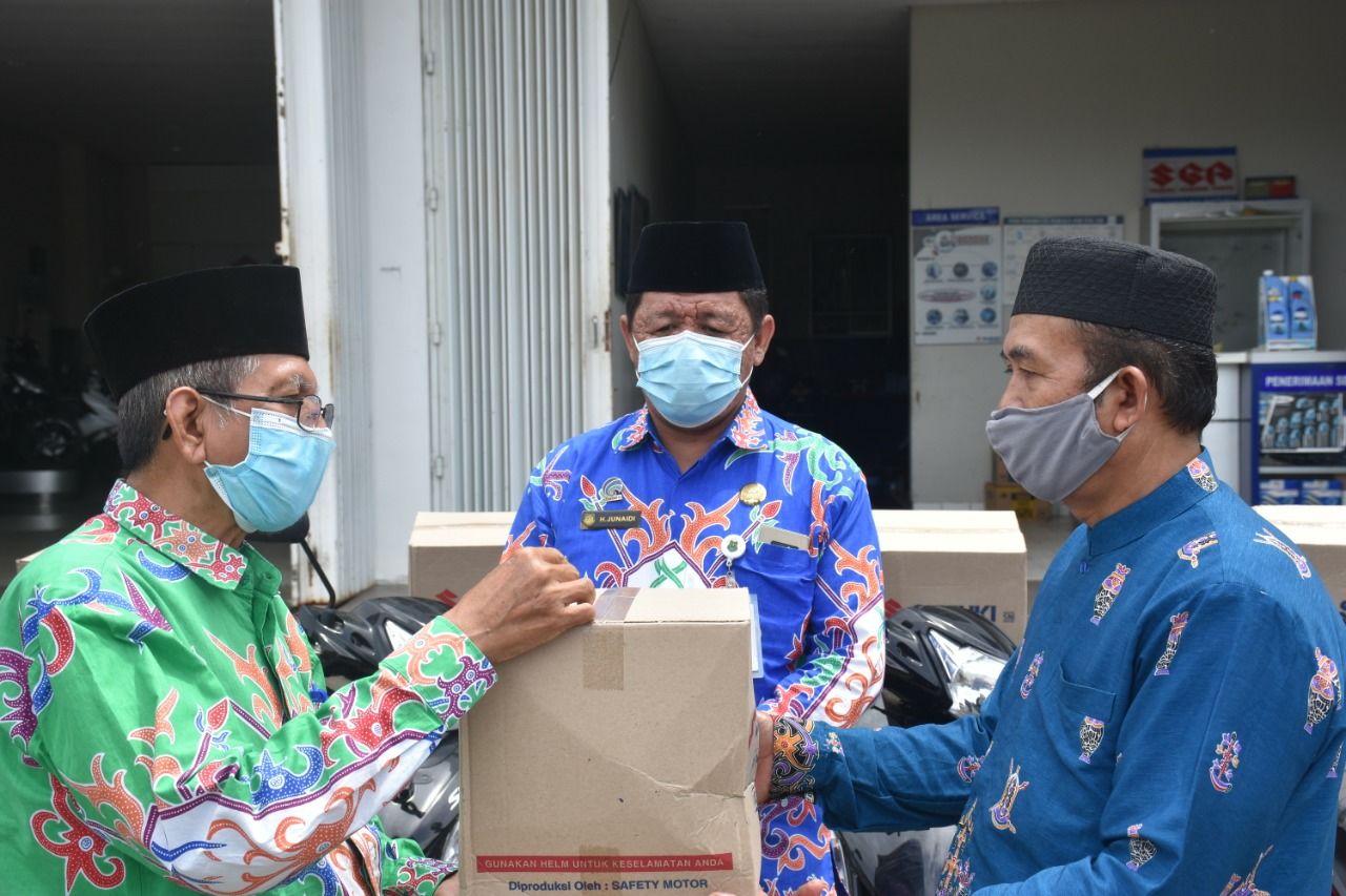 Pengurus PCNU dan Majelis Ulama Kecamatan di Kapuas dapat bantuan enam unit sepeda motor