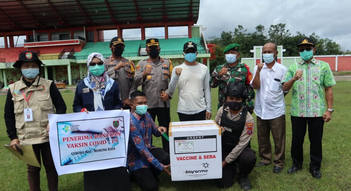 800 Dosis Vaksin Covid-19 Tiba di Murung Raya