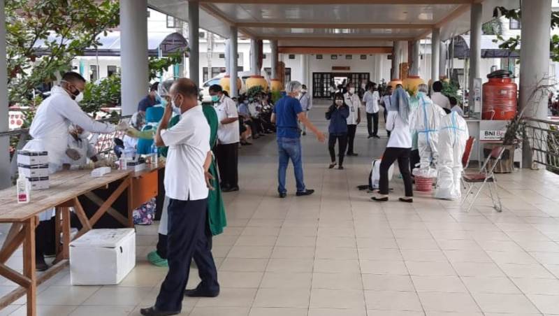 Cegah Kasus Covid Pasca Libur Tahun Baru, Dinkes Mura Lakukan Rapid Antigen Massal