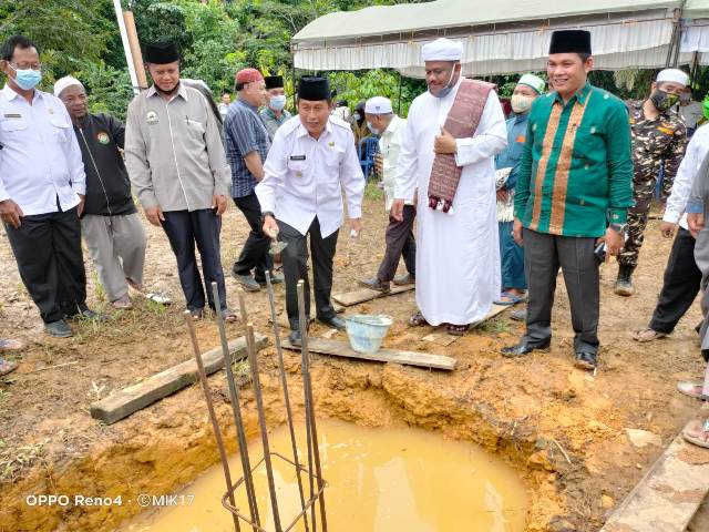 Wabup Murung Raya Letakan Batu Pertama Pesantren Tahfiz Quran Almubarokah