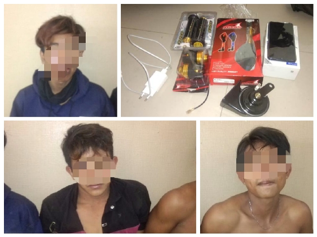 Tiga Remaja Tanggung Terduga Pelaku Curat di Pulang Pisau Diringkus Polisi
