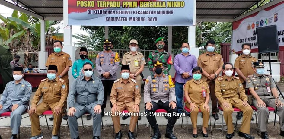 Satgas Covid-19 Murung Raya Launching Posko PPKM