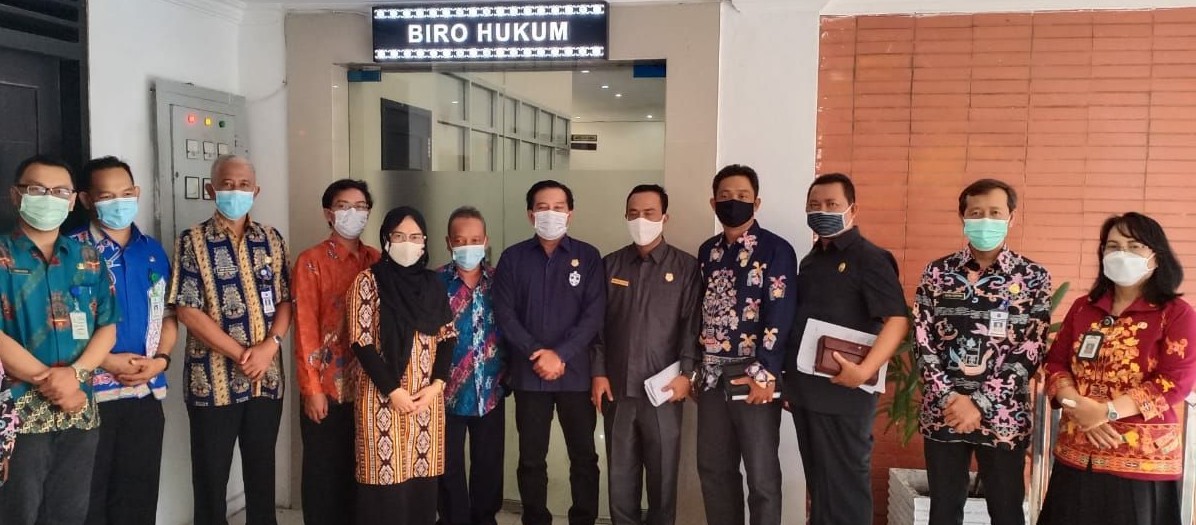 Bapemperda Konsultasi 2 Raperda ke Biro Hukum Provinsi Kalteng