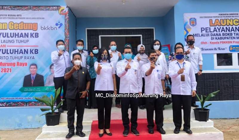 Bupati Murung Raya Resmikan 2 Balai Penyuluhan KB