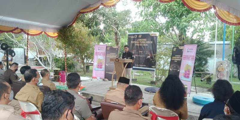 Pertamina Luncurkan Pertamax Turbo dan Trade In LPG di Barito Selatan