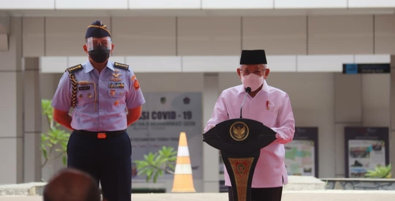 KH Maruf Amin : Bandara Haji Muhammad Sidik Diharapkan Beri Kontribusi Positif Bagi Pembangunan dan Kesejahteraan Masyarakat