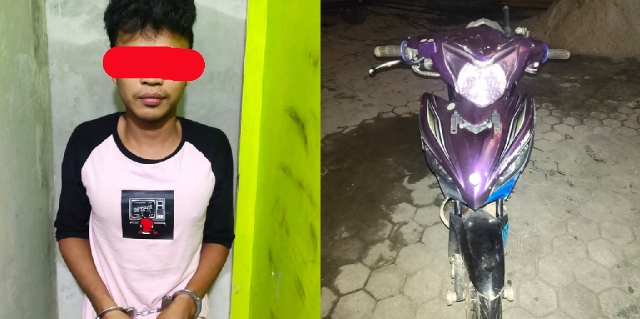 Curi Sepeda Motor, Pemuda di Muara Teweh Ini Ditangkap Polisi