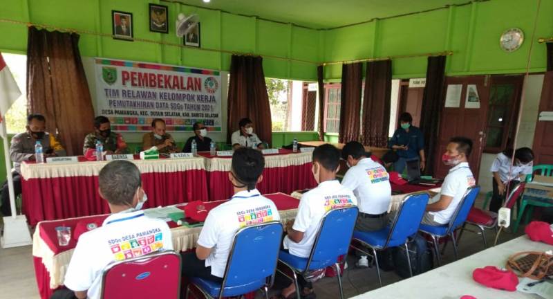 Koramil 1012-10/Kota Ikuti Sosialisasi Pembentukan Pokja Relawan Pemuktahiran Data