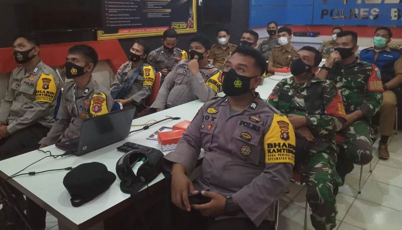 Babinsa Koramil 1013-03/Teweh Tengah Hadiri Pelatihan PPKM Berskala Mikro