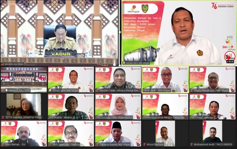 SKK Migas Bantu ISO Tank Oksigen dan Silaturahmi ke Pemprov Kalteng Azhari Idris: Operasional Hulu Migas di Kalteng Perlu Didukung