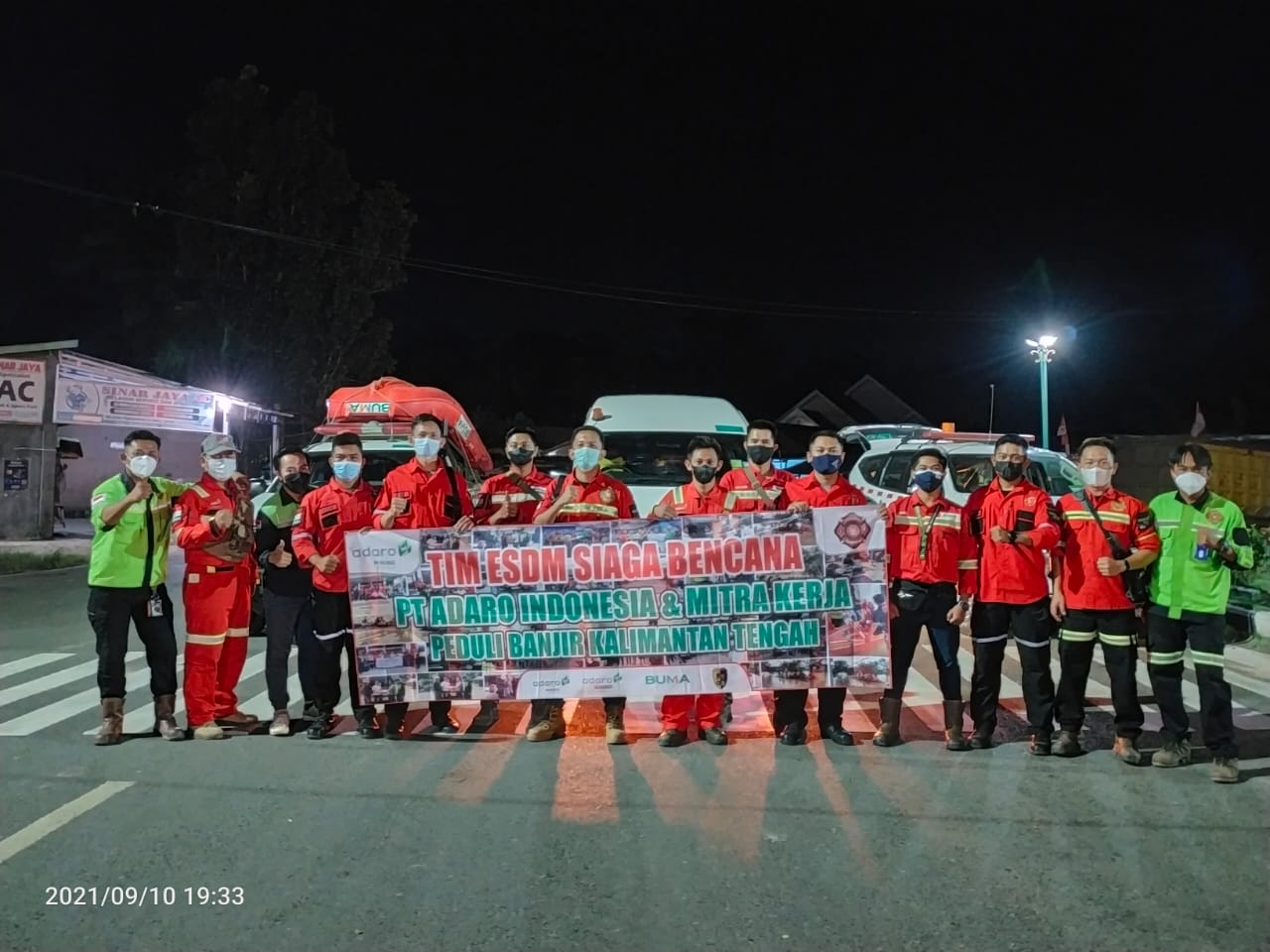 Adaro kirim bantuan Logistik dan ERG ke Kalteng