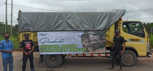 Bantuan logistik PT Adaro kepada korban banjir di Kabupaten Katingan, Kalimantan Tengah