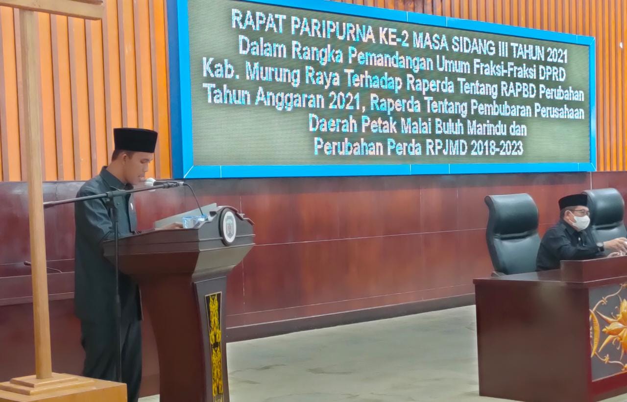 Tiga Fraksi DPRD Murung Raya soroti terkait masalah air bersih
