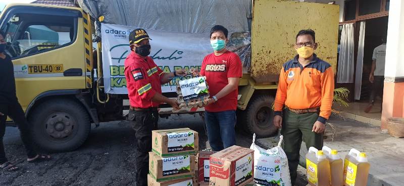 BPBD Kalteng Terima Logistik Adaro