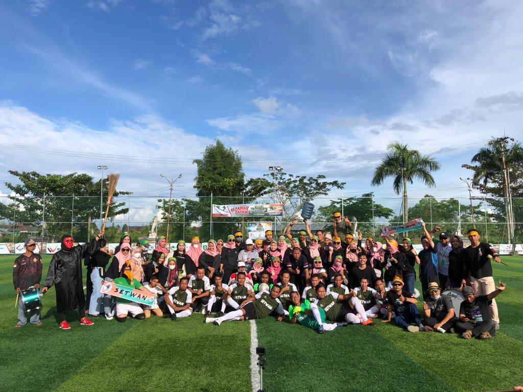 Skuad Setwan & Perta Kotim Pastikan Lolos 16 Besar Turnamen Minisocer Bupati Cup I