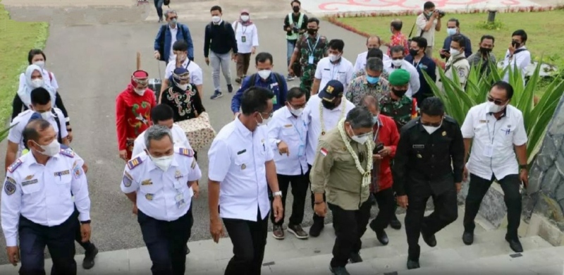 Wakil Menteri PUPR dan LHK Kunjungi Barito Utara