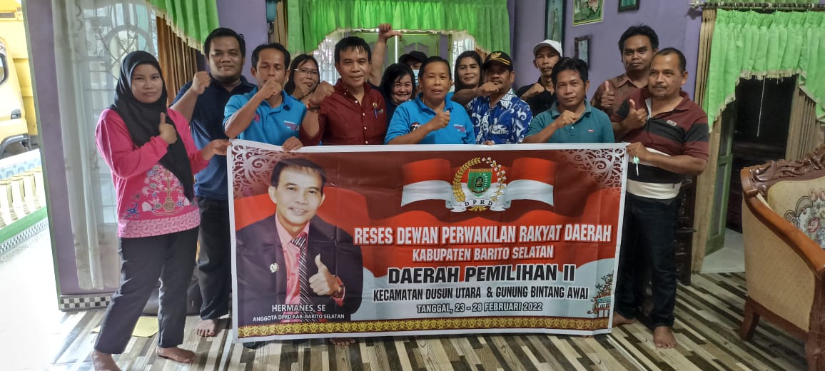 Serap Aspirasi Masyarakat, Anggota DPRD Barsel Ini Reses Diempat Desa