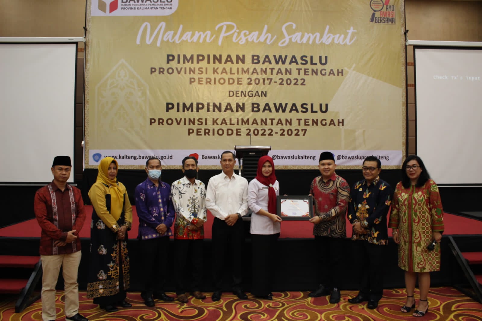 Bawaslu Kapuas Terbaik ke dua Vermin Se Kalteng