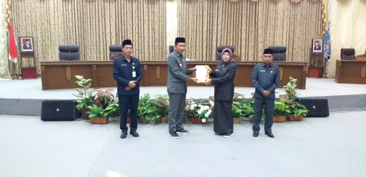 DPRD Barito Utara Terima Pidato Pengantar Rancangan KUA PPAS 2023