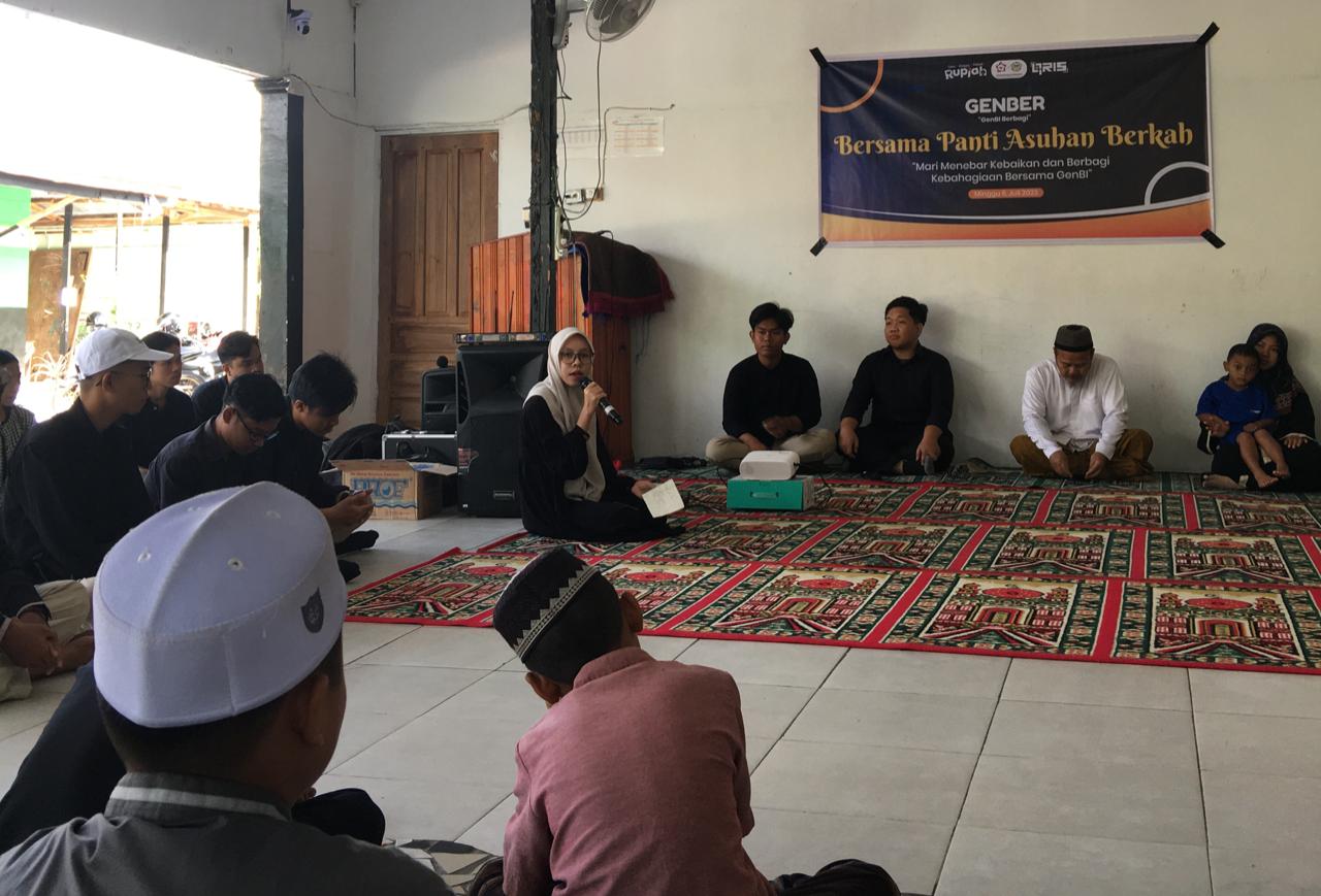 GenBI IAIN Palangka Raya Gelar Bakti Sosial ke Panti Asuhan