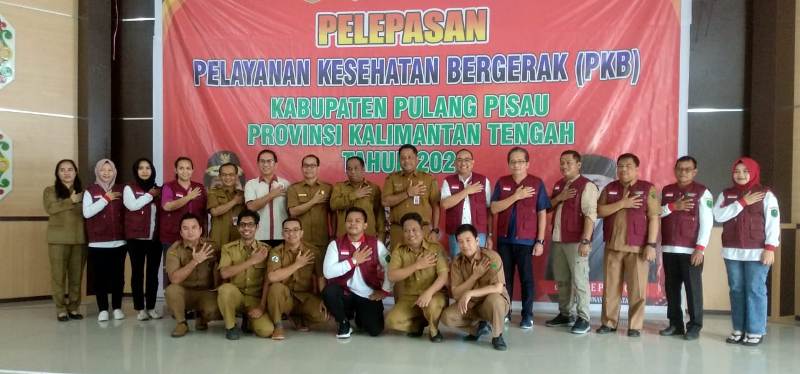 Dinas Kesehatan Pulang Pisau Lepas 35 Orang Tim PKB