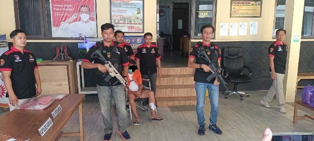 Polisi di Kapuas Amankan Bandar Besar Berserta 821.33 Gram Diduga Sabu