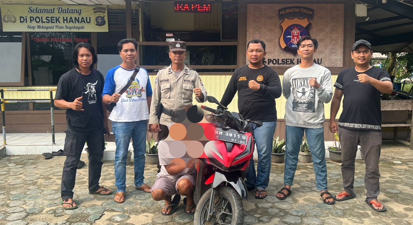 Terduga Pelaku Pencurian Motor di Kapuas Ditangkap di Seruyan