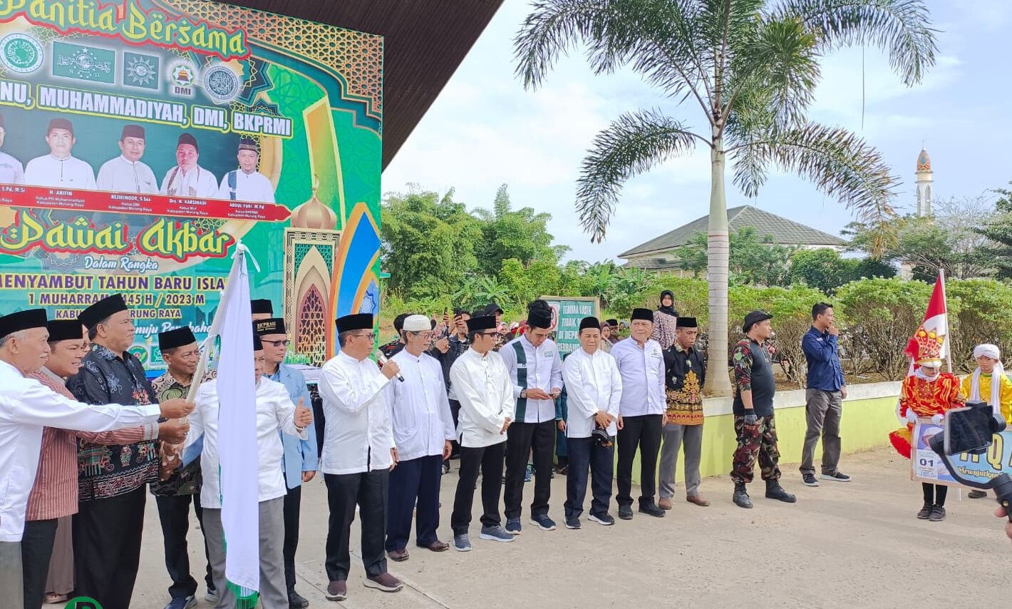 Wakil Bupati Murung Raya Lepas Ribuan Peserta Pawai Akbar 1 Muharam