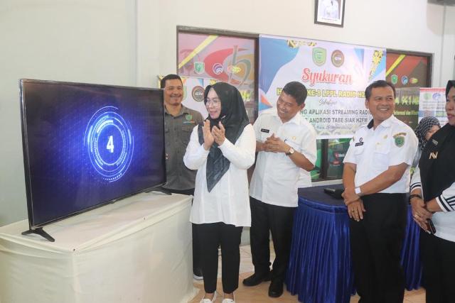 Pj Bupati Pulang Pisau Hadiri Syukuran LPPL H2FM ke-8 dan Launching Radio Berbasis Android