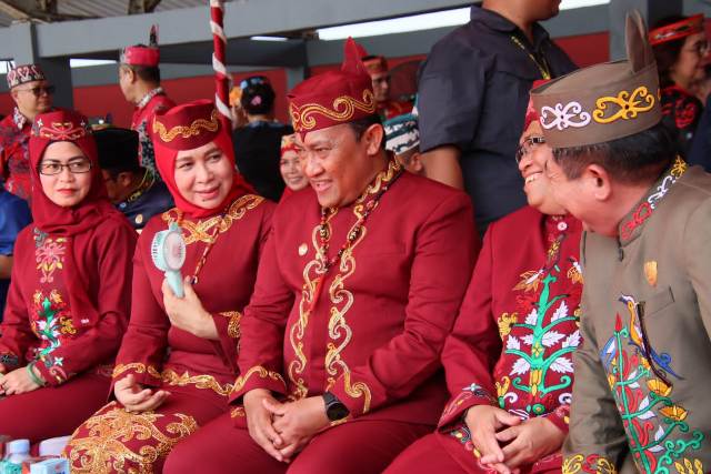 Hj. Nunu Andriani Hadiri Peringatan HSP ke 95 dan IBAB Tingkat Provinsi Kalteng di Kapuas