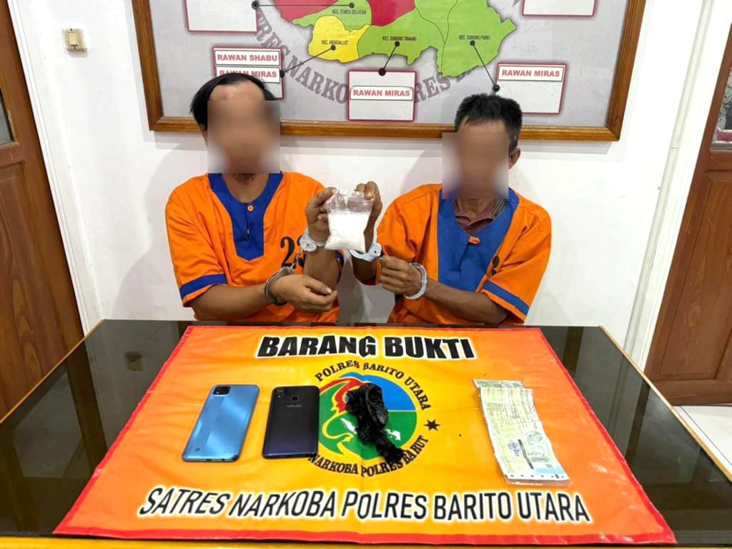 Awali Tahun 2024, Satresnarkoba Polres Barut Ringkus Terduga Pengedar Narkoba