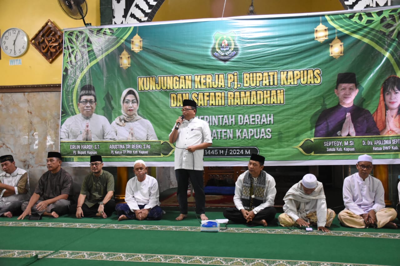 Pj Bupati Kapuas Safari Ramadhan ke Desa Anjir