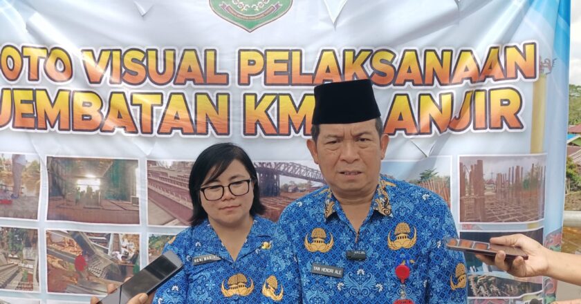 Pembangunan Tiga Tahap Jembatan Beton Pasar Senin Menelan APBD Kapuas Rp9,4 Miliar