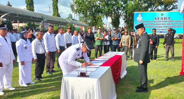 Masa Jabatan 79 Kades dan 86 BPD di Barito Selatan Diperpanjang