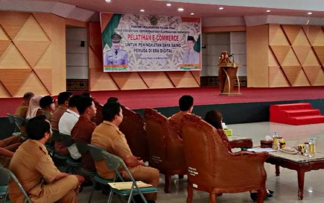Pj Bupati Pulang Pisau Buka Pelatihan E-Commerce UKM