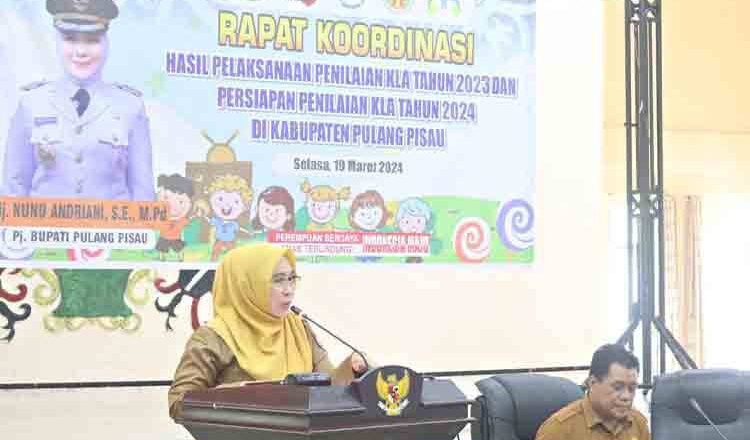 Begini Kata Pj Bupati Pulang Pisau saat Hadiri Persiapan Penilaian Kabupaten Layak Anak