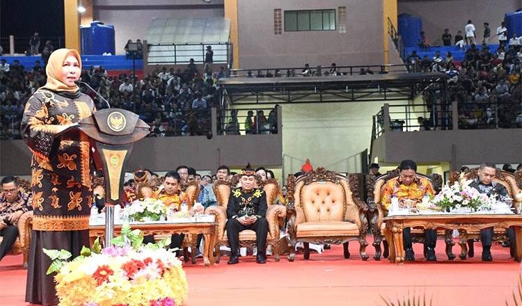 Ribuan Orang Hadiri Pembukaan Pesparawi ke-XVII Kalteng di Pulang Pisau